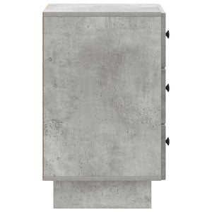 Κομοδίνο με συρτάρι Γκρι Σκυροδέματος 43 x 41 x 66,5 εκ. - Pakobazaar