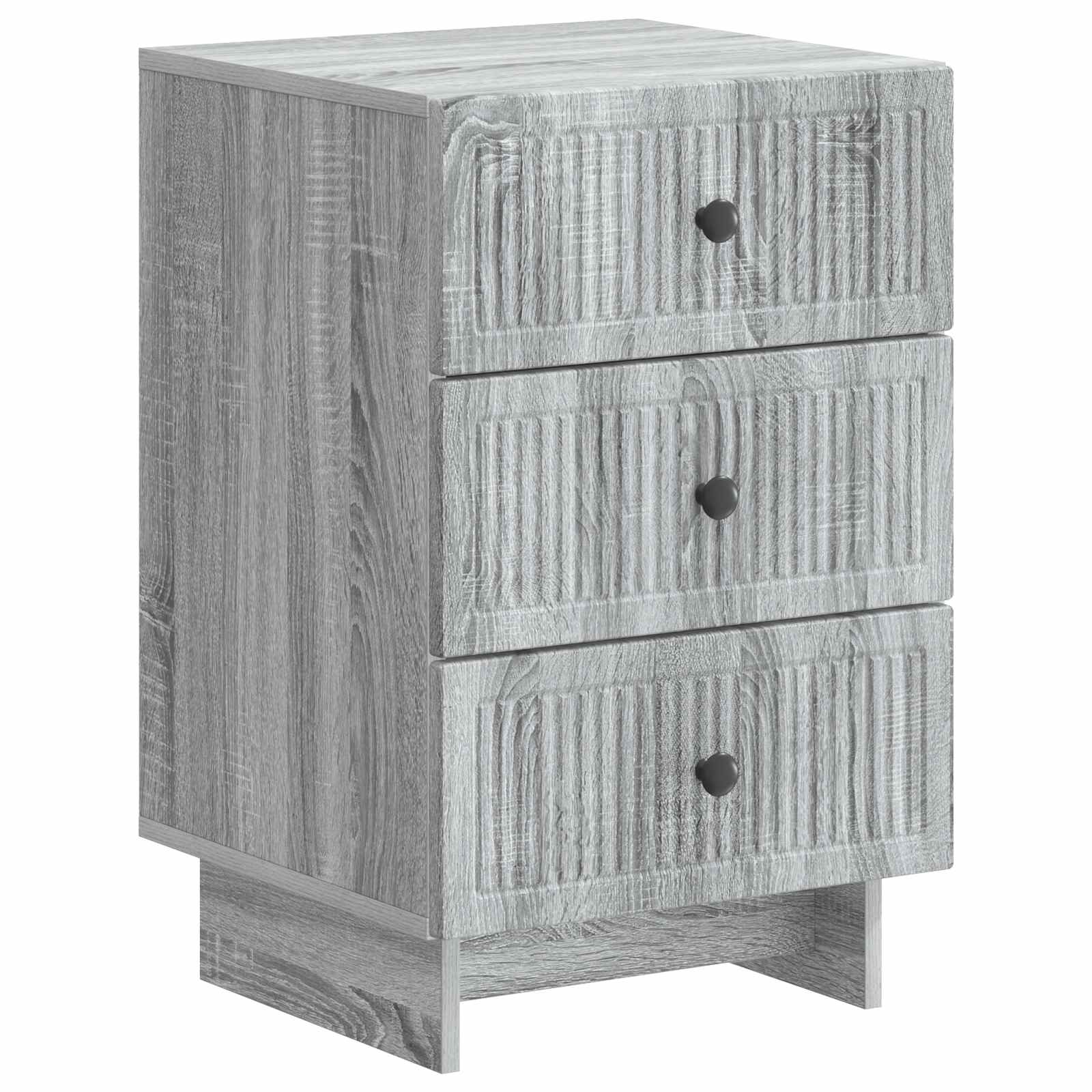 Κομοδίνο Γκρι Sonoma 43 x 41 x 66,5 εκ. Επεξεργασμένο Ξύλο - Pakobazaar