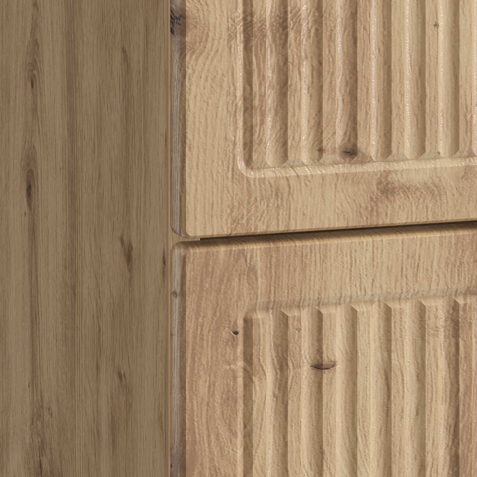 Κομοδίνο Artisan Δρυς 43 x 41 x 66,5 εκ. Επεξεργασμένο Ξύλο - Pakobazaar