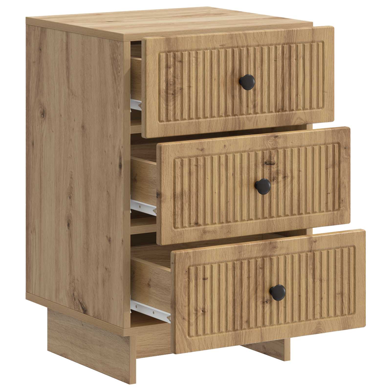 Κομοδίνο Artisan Δρυς 43 x 41 x 66,5 εκ. Επεξεργασμένο Ξύλο - Pakobazaar