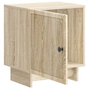 Κομοδίνο 2 pcs Sonoma Δρυς 43 x 34,5 x 50 εκ Επεξεργασμένο Ξύλο - Pakobazaar