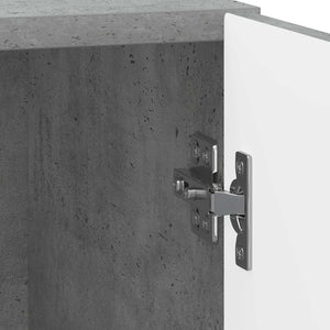 Κομοδίνο 2 pcs Γκρι Σκυροδέματος 43 x 34,5 x 50 εκ - Pakobazaar