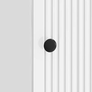 Κομοδίνο 2 pcs Γυαλιστερό Λευκό 43 x 34,5 x 50 εκ - Pakobazaar