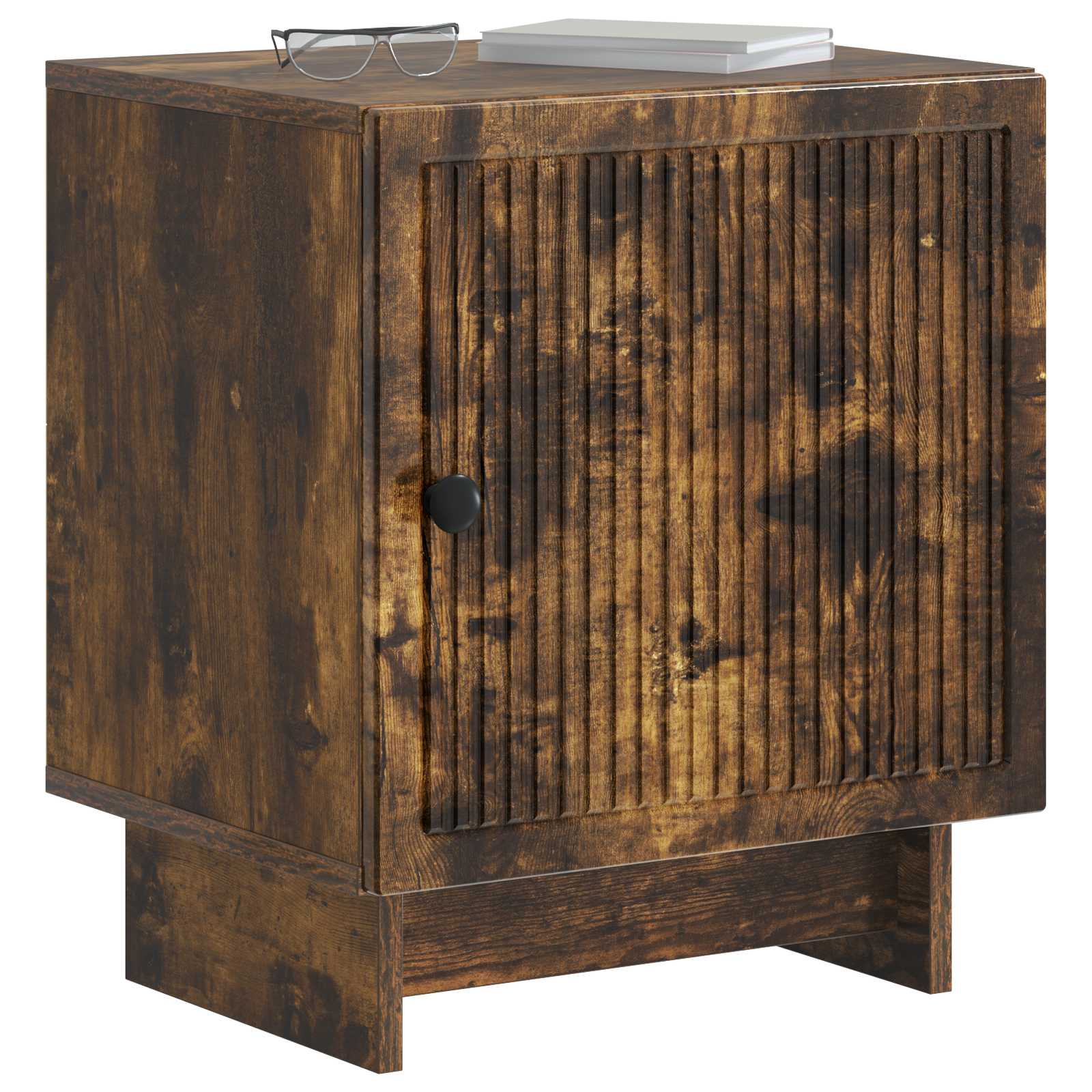 Κομοδίνο Καπνισμένο Ξύλο Δρυός 43 x 34,5 x 50 εκ - Pakobazaar