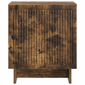 Κομοδίνο 2 pcs Καπνισμένο Ξύλο Δρυός 43 x 34,5 x 50 εκ - Pakobazaar