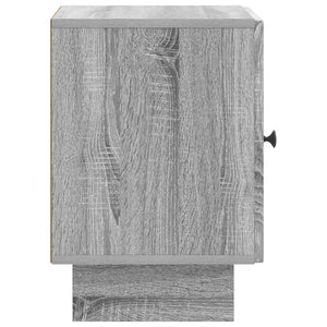 Κομοδίνο Γκρι Sonoma 43 x 34,5 x 50 εκ Επεξεργασμένο Ξύλο - Pakobazaar