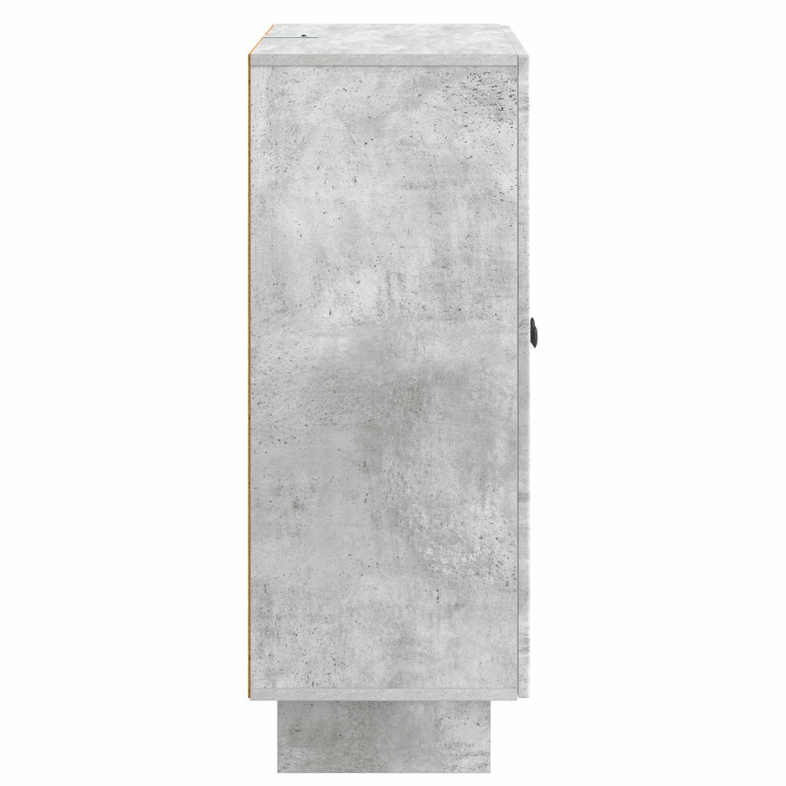 Πλαϊνό γραφείο Γκρι Σκυροδέματος 66 x 34,5 x 90 εκ - Pakobazaar