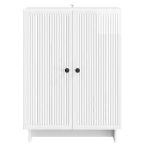 Πλαϊνό γραφείο Γυαλιστερό Λευκό 66 x 34,5 x 90 εκ - Pakobazaar