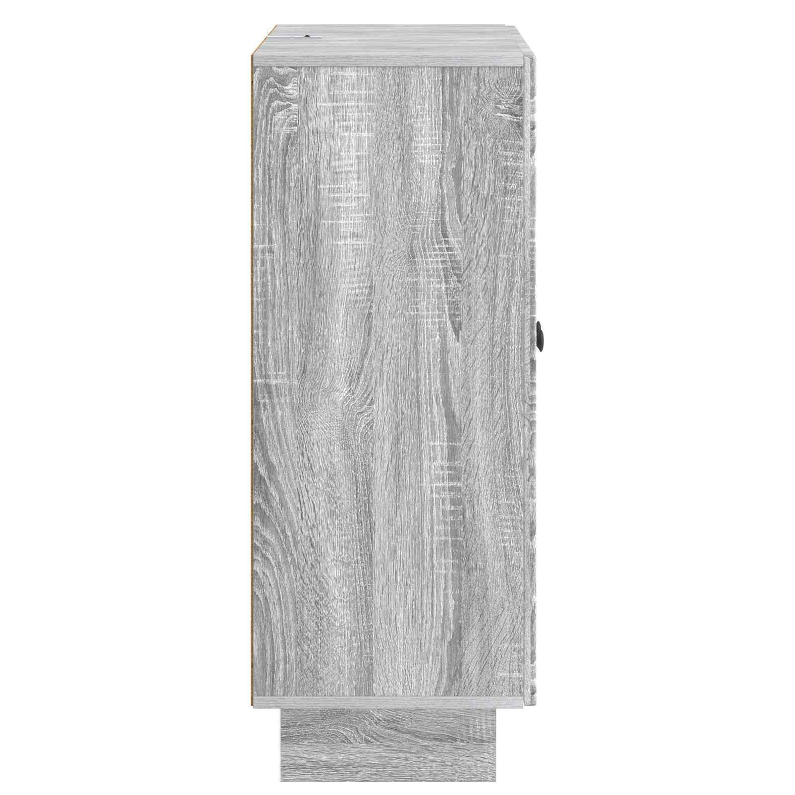 Πλαϊνό γραφείο Γκρι Sonoma 66 x 34,5 x 90 εκ Επεξεργασμένο Ξύλο - Pakobazaar