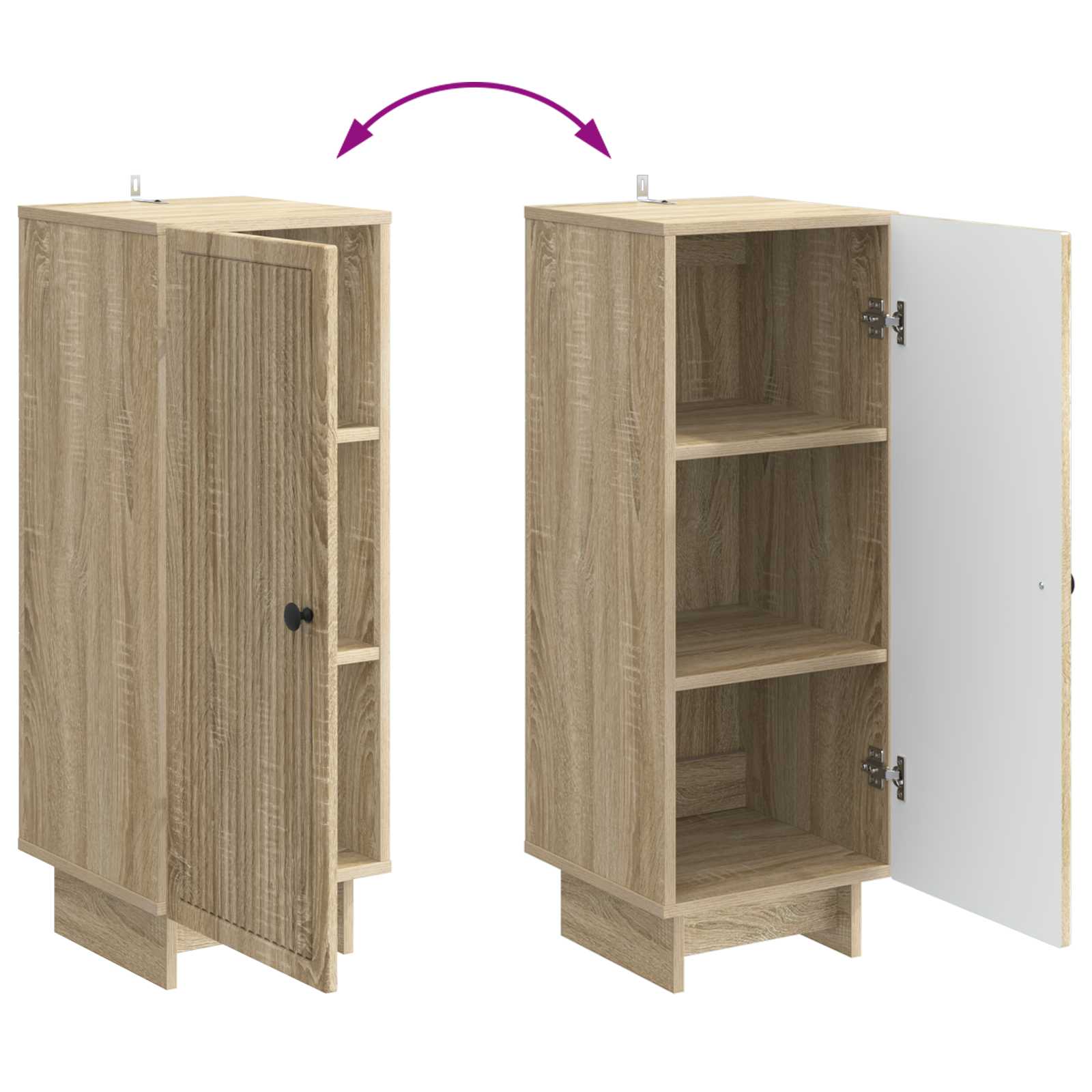 Ντουλαπιού Δρύς Sonoma 33 x 34,5 x 90 εκ - Pakobazaar