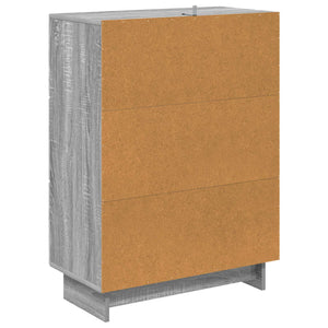 Ντουλάπι με Συρτάρια Γκρι Sonoma 66 x 34,5 x 90 εκ - Pakobazaar