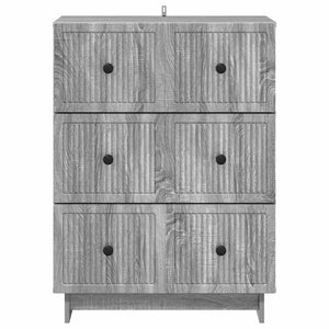 Ντουλάπι με Συρτάρια Γκρι Sonoma 66 x 34,5 x 90 εκ - Pakobazaar