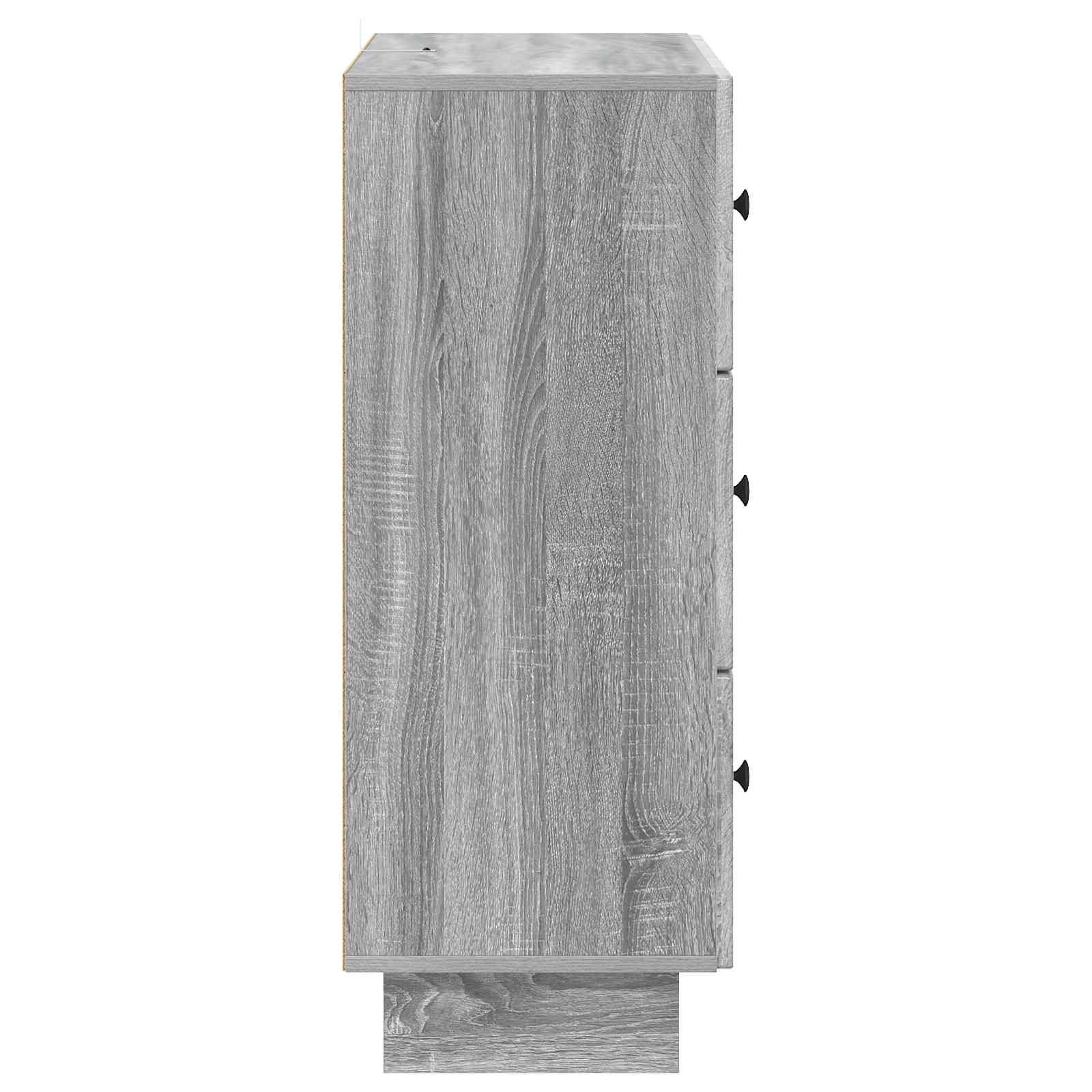 Ντουλάπι με Συρτάρια Γκρι Sonoma 66 x 34,5 x 90 εκ - Pakobazaar