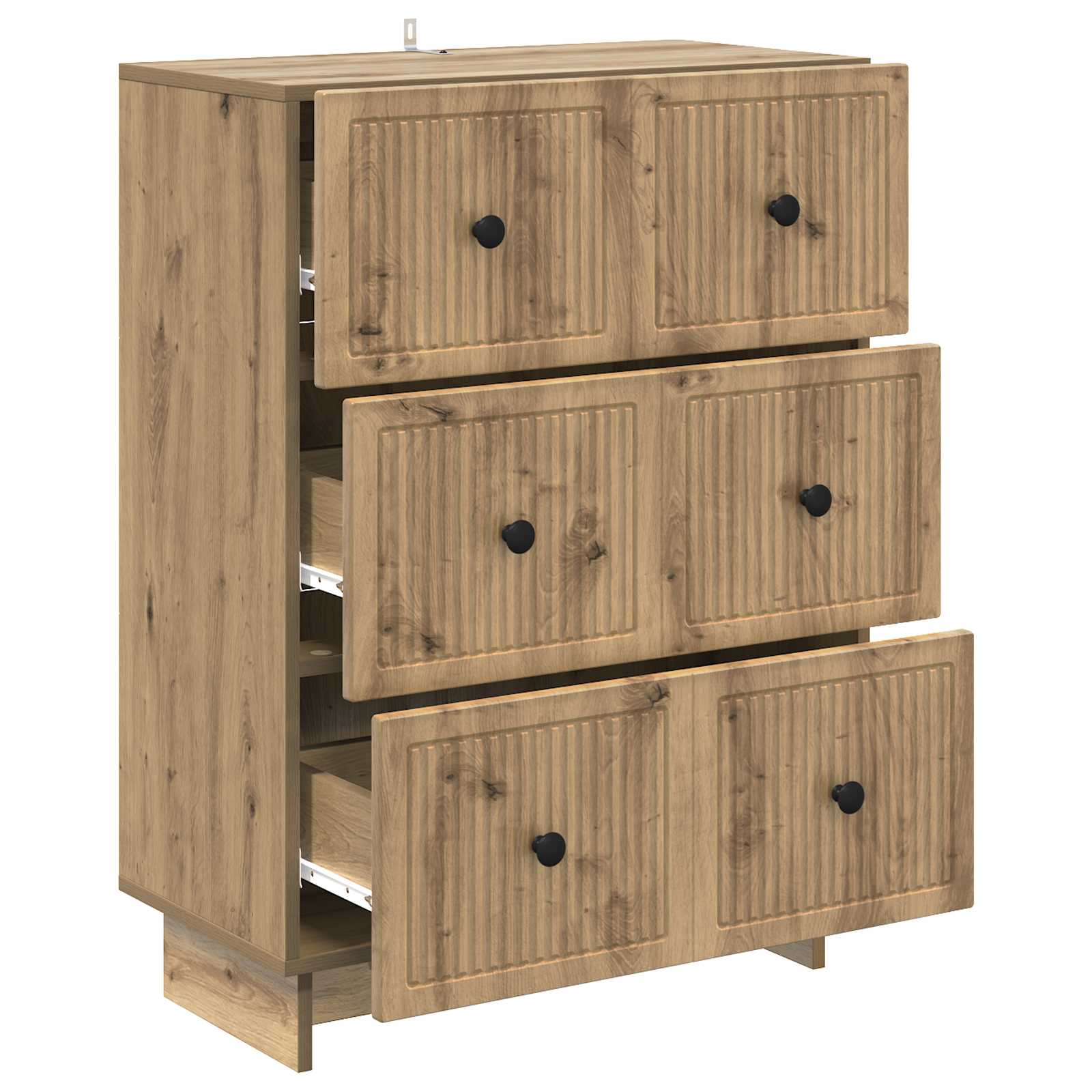 Ντουλάπι με Συρτάρια Artisan Δρυς 66 x 34,5 x 90 εκ - Pakobazaar