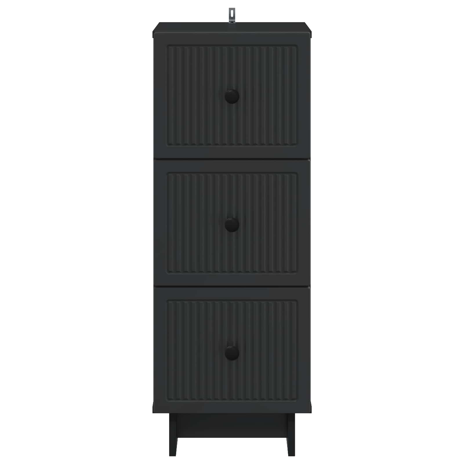 Ντουλάπι με Συρτάρια Μαύρο 33 x 34,5 x 90 εκ Επεξεργασμένο Ξύλο - Pakobazaar