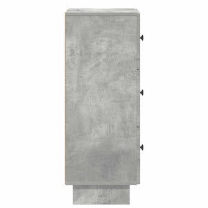 Ντουλάπι με Συρτάρια Γκρι Σκυροδέματος 33 x 34,5 x 90 εκ - Pakobazaar