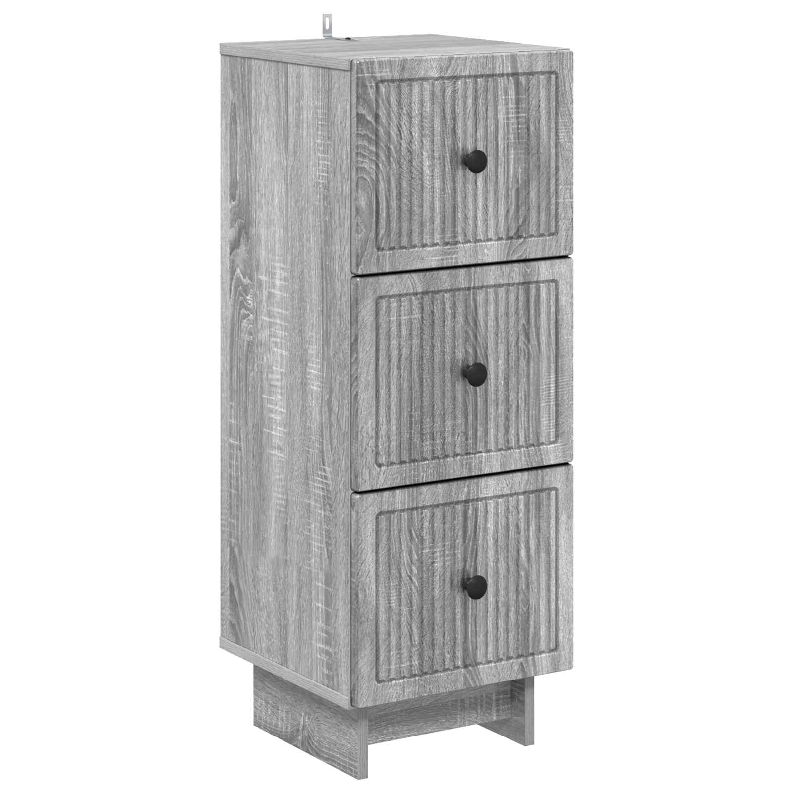 Ντουλάπι με Συρτάρια Γκρι Sonoma 33 x 34,5 x 90 εκ - Pakobazaar