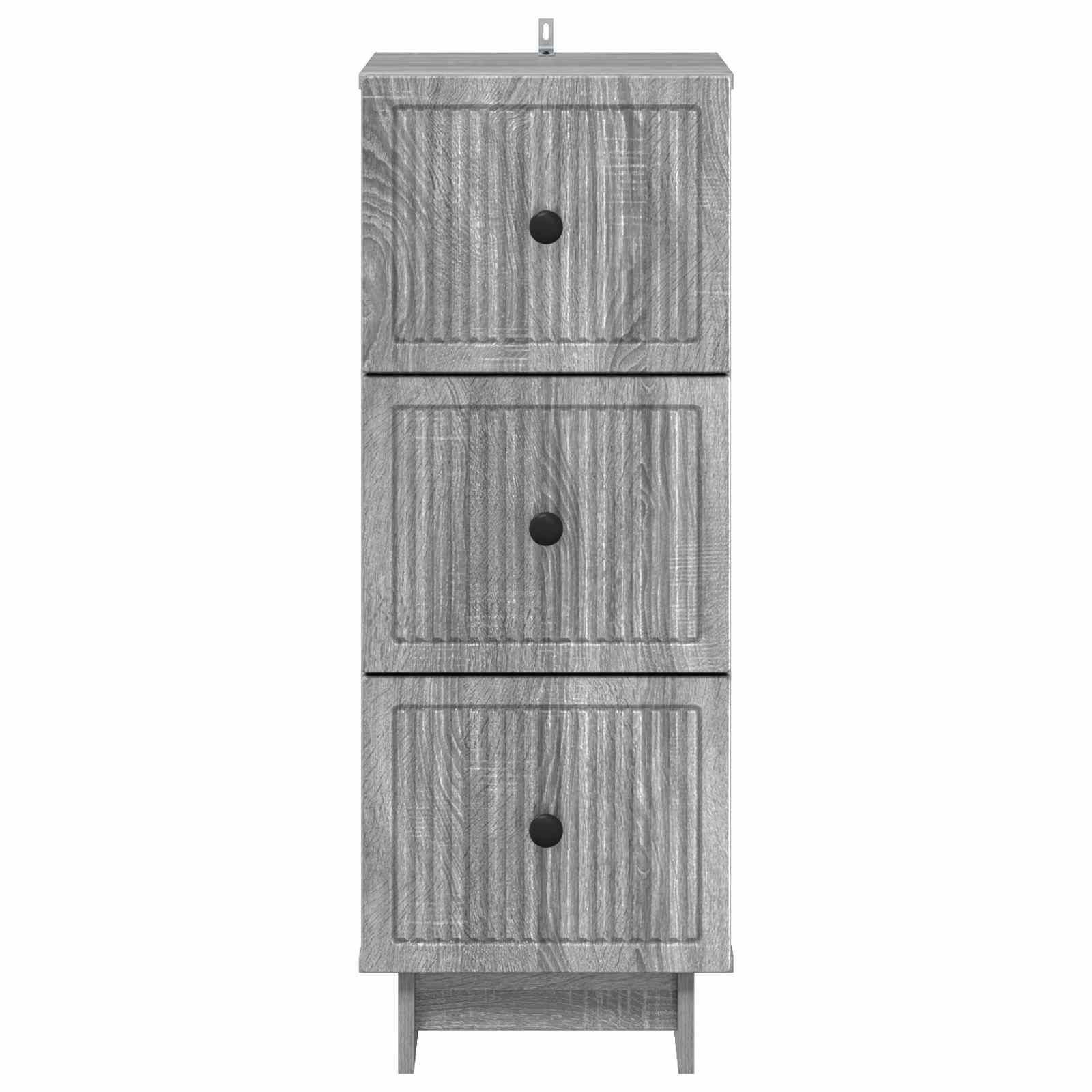 Ντουλάπι με Συρτάρια Γκρι Sonoma 33 x 34,5 x 90 εκ - Pakobazaar
