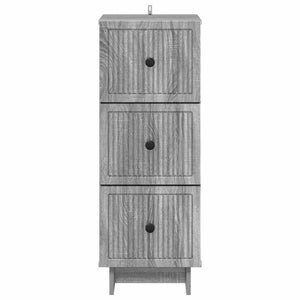 Ντουλάπι με Συρτάρια Γκρι Sonoma 33 x 34,5 x 90 εκ - Pakobazaar