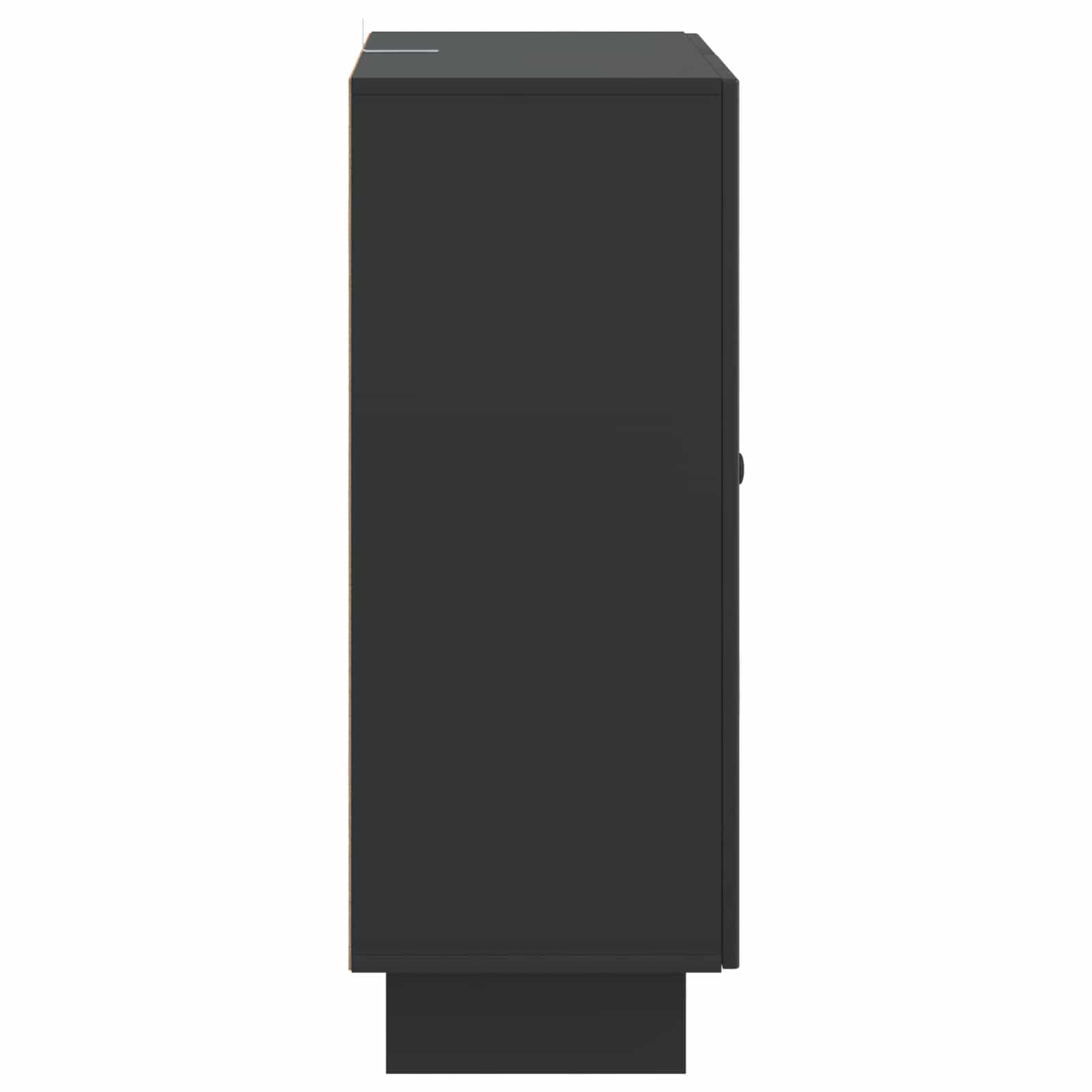 Πλαϊνό γραφείο Μαύρο 66 x 34,5 x 90 εκ Επεξεργασμένο Ξύλο - Pakobazaar