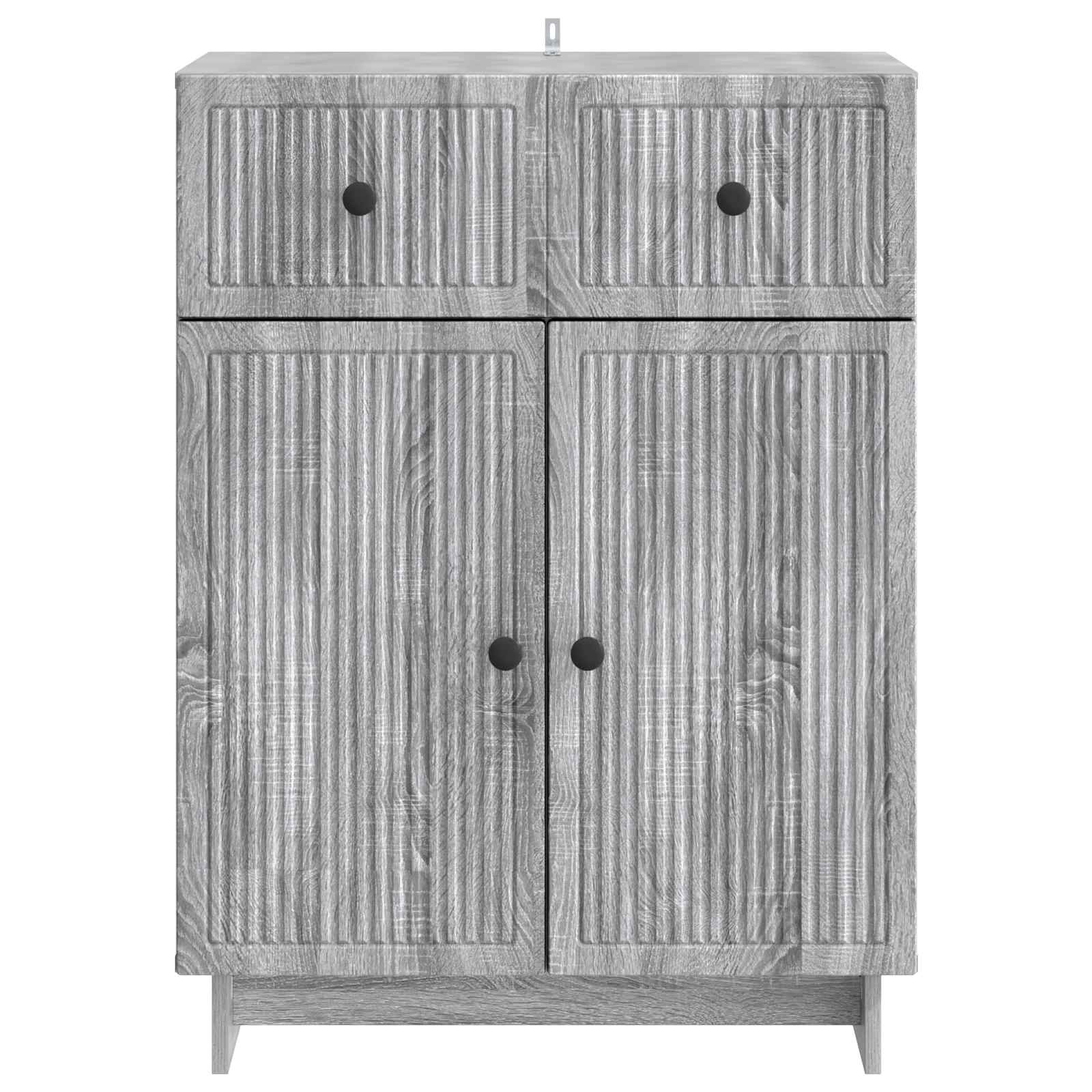 Πλαϊνό γραφείο Γκρι Sonoma 66 x 34,5 x 90 εκ Επεξεργασμένο Ξύλο - Pakobazaar