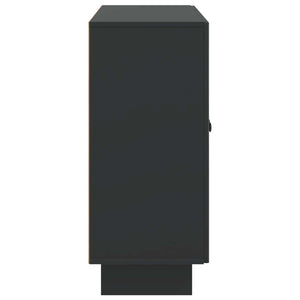 Πλαϊνό γραφείο Μαύρο 89 x 34,5 x 80 εκ Επεξεργασμένο Ξύλο - Pakobazaar