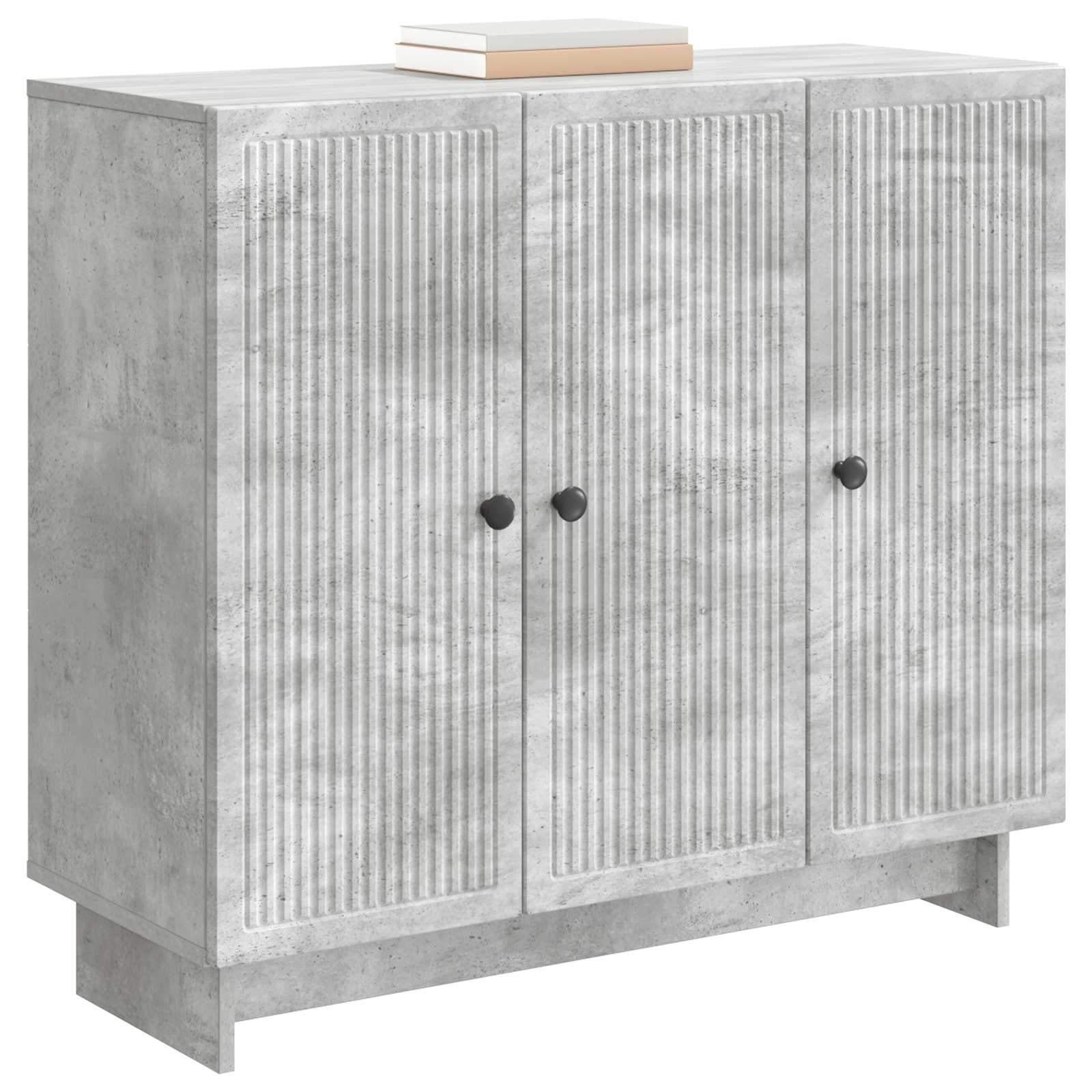 Πλαϊνό γραφείο Γκρι Σκυροδέματος 89 x 34,5 x 80 εκ - Pakobazaar