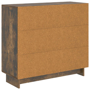 Πλαϊνό γραφείο Καπνισμένο Ξύλο Δρυός 89 x 34,5 x 80 εκ - Pakobazaar