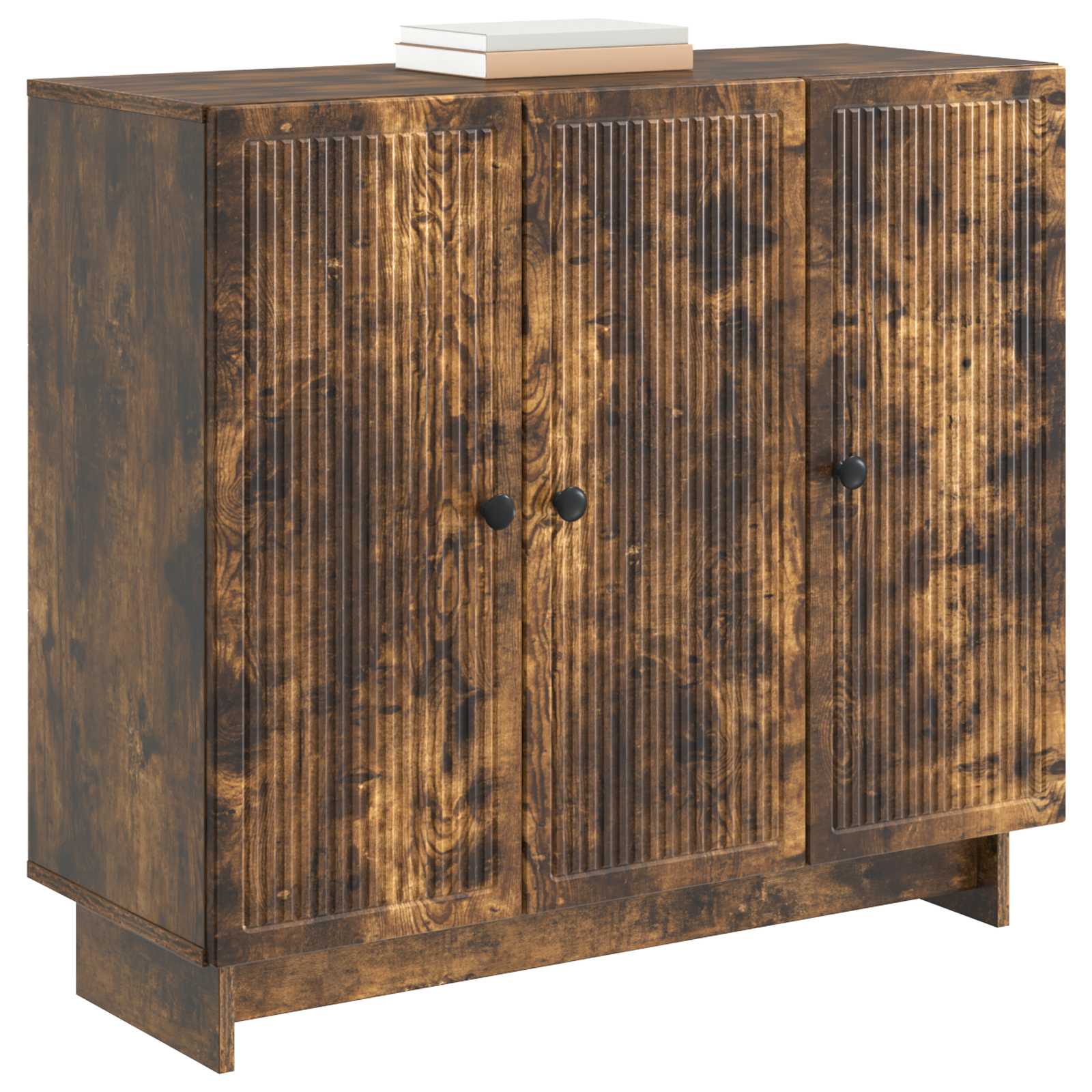 Πλαϊνό γραφείο Καπνισμένο Ξύλο Δρυός 89 x 34,5 x 80 εκ - Pakobazaar