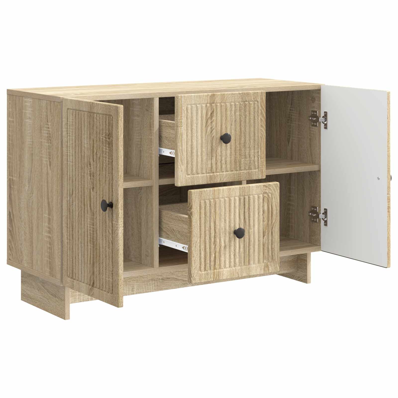 Πλαϊνό γραφείο με συρτάρι Sonoma Δρυς 89 x 34,5 x 60 εκ. - Pakobazaar