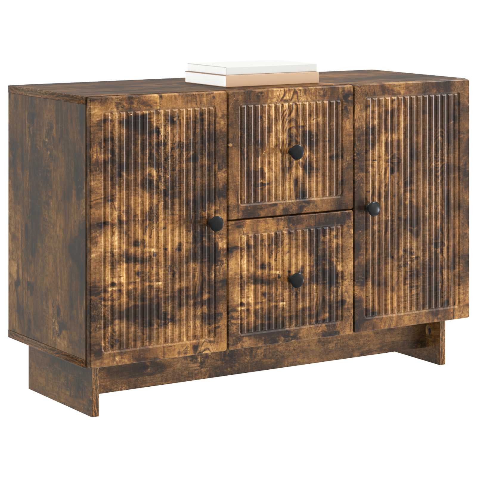 Πλαϊνό γραφείο Καπνισμένο Ξύλο Δρυός 89 x 34,5 x 60 εκ. - Pakobazaar
