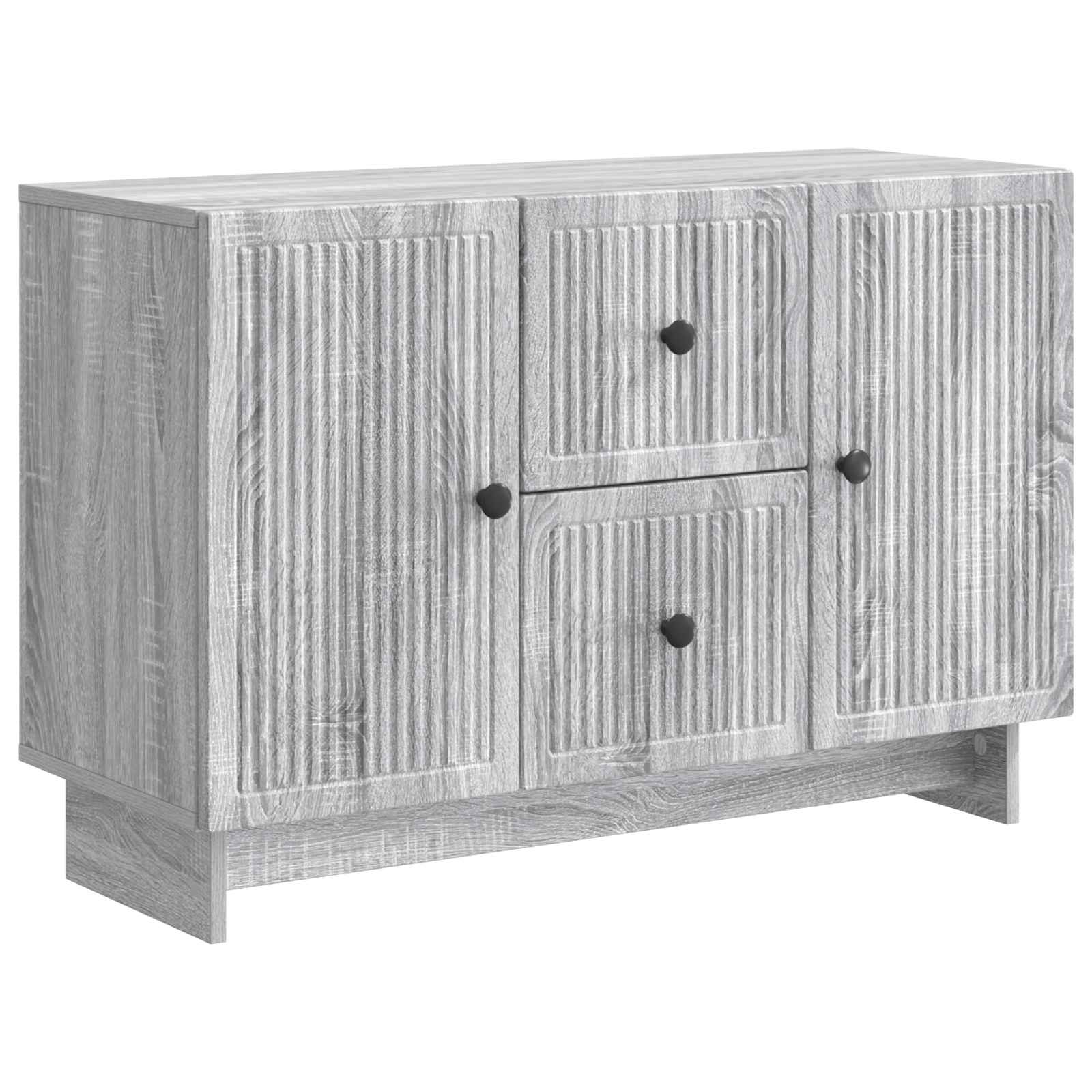 Πλαϊνό γραφείο με συρτάρι Γκρι Sonoma 89 x 34,5 x 60 εκ. - Pakobazaar
