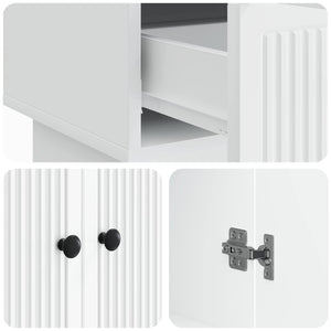 Πλαϊνό γραφείο Λευκός 66 x 34,5 x 95 εκ. - Pakobazaar