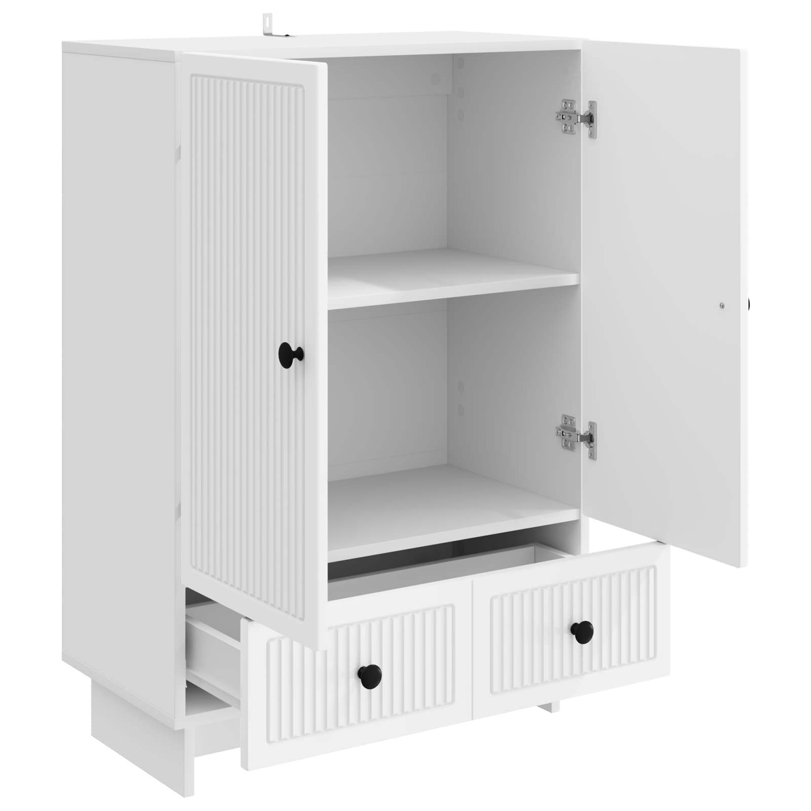 Πλαϊνό γραφείο Λευκός 66 x 34,5 x 95 εκ. - Pakobazaar
