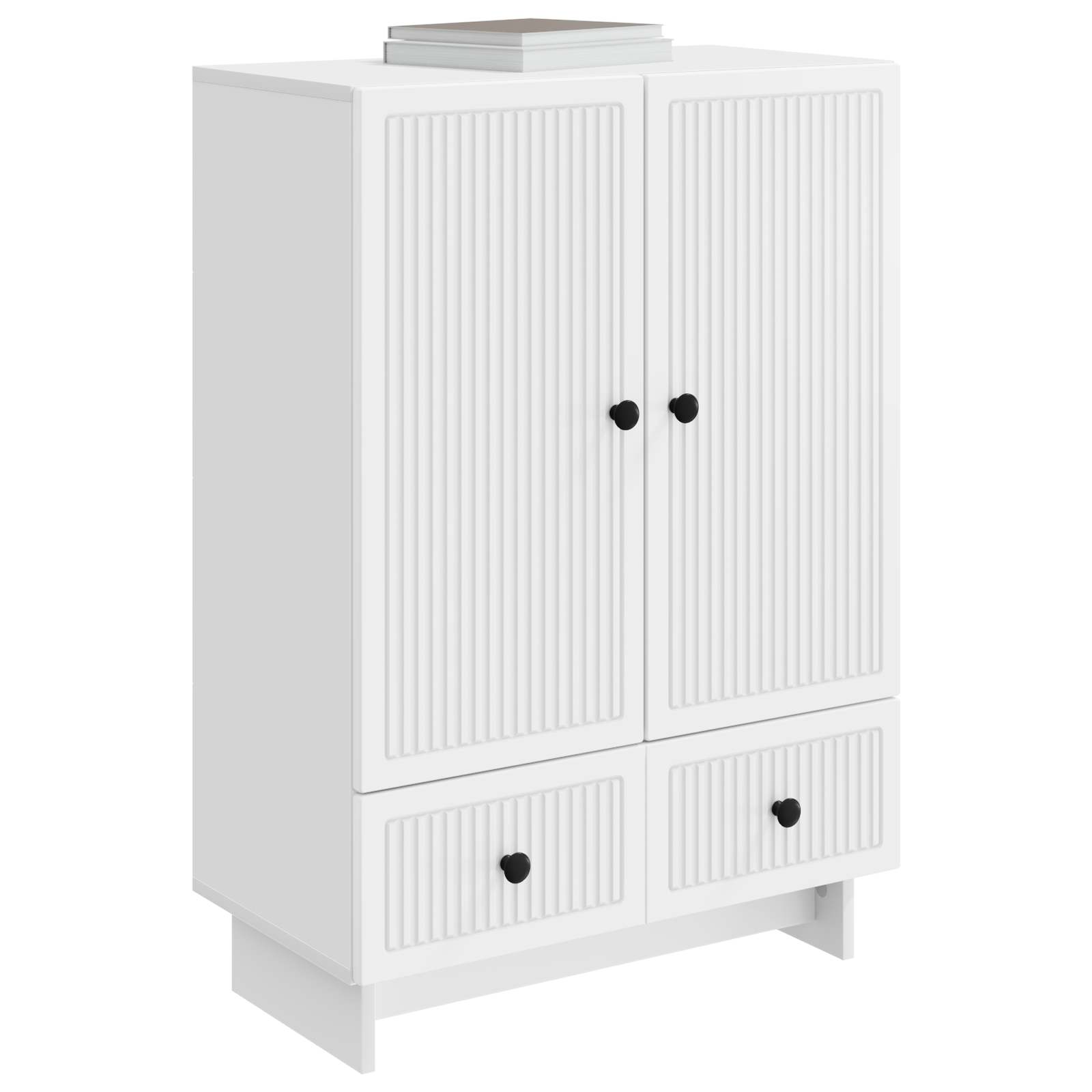 Πλαϊνό γραφείο Λευκός 66 x 34,5 x 95 εκ. - Pakobazaar
