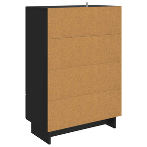 Πλαϊνό γραφείο Μαύρο 66 x 34,5 x 95 εκ. - Pakobazaar