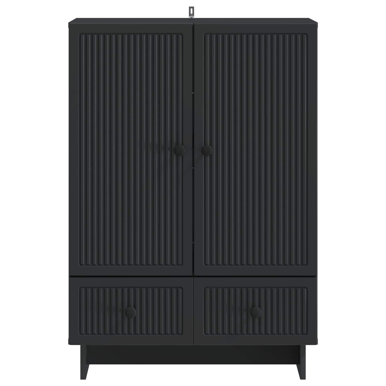 Πλαϊνό γραφείο Μαύρο 66 x 34,5 x 95 εκ. - Pakobazaar