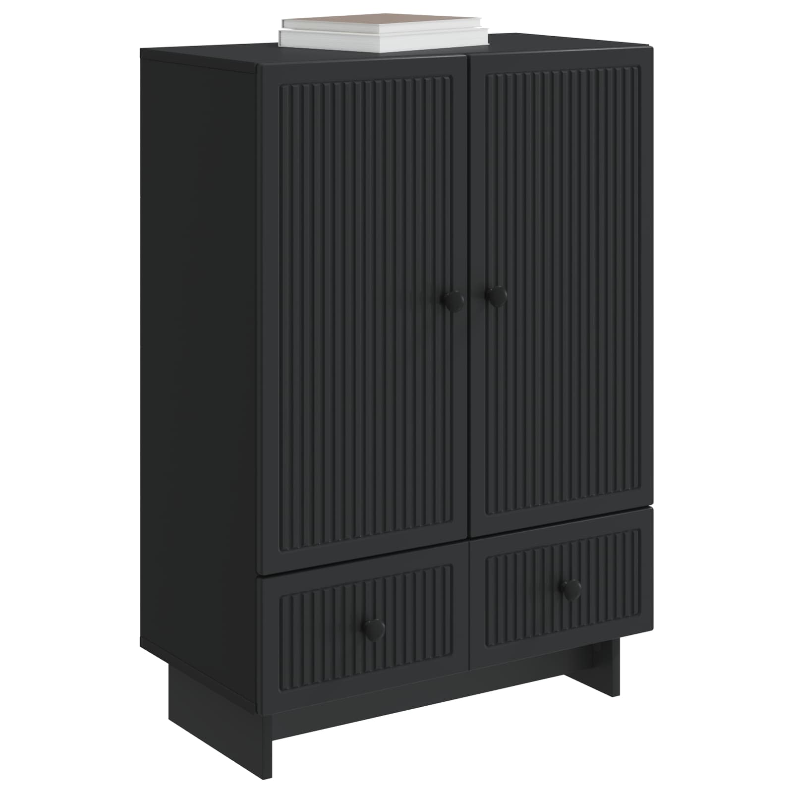 Πλαϊνό γραφείο Μαύρο 66 x 34,5 x 95 εκ. - Pakobazaar