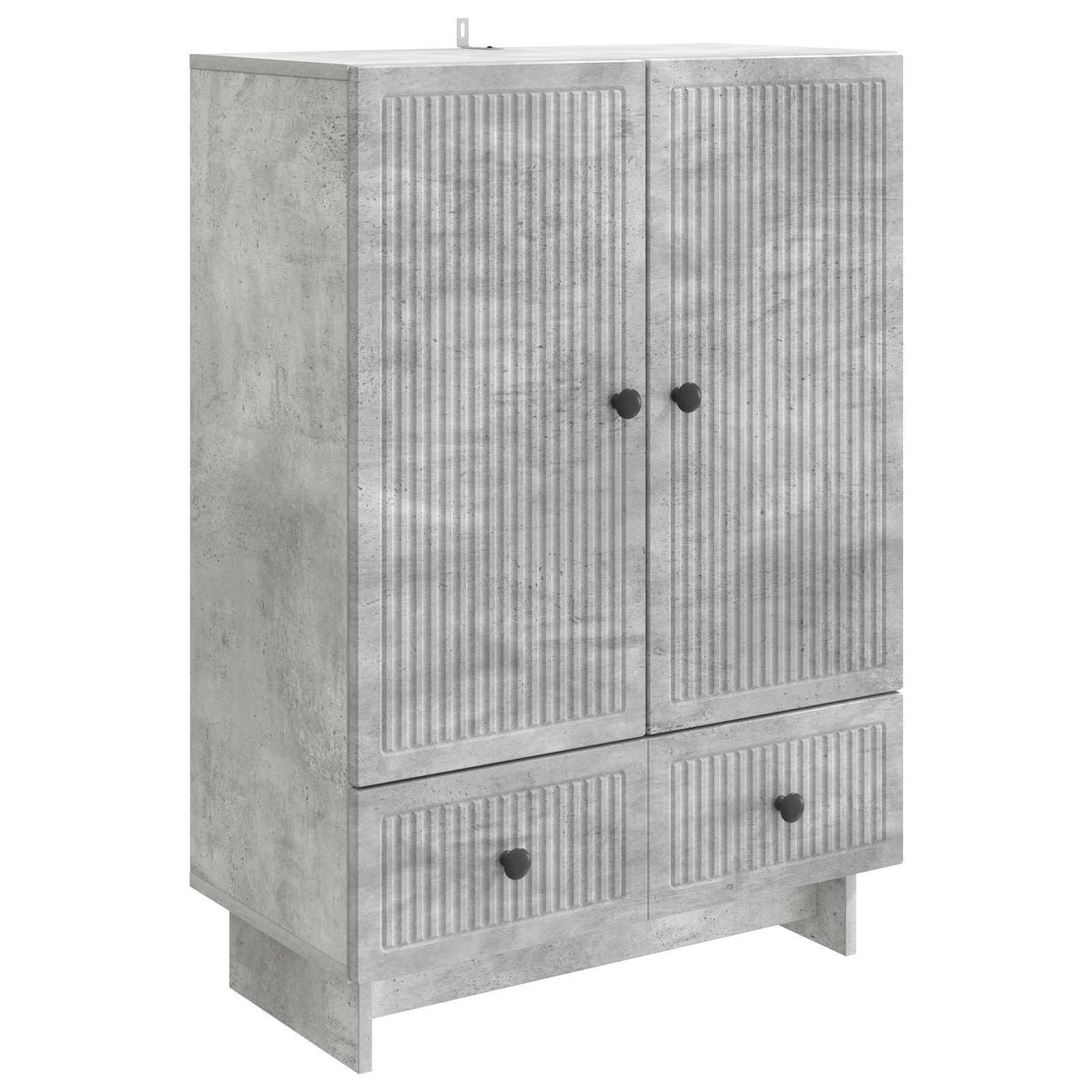 Πλαϊνό γραφείο Σκυρόχρωμο Γκρι 66 x 34,5 x 95 εκ. - Pakobazaar