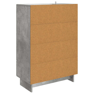 Πλαϊνό γραφείο Σκυρόχρωμο Γκρι 66 x 34,5 x 95 εκ. - Pakobazaar