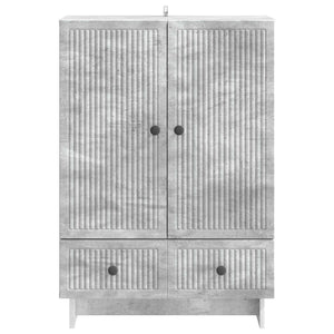 Πλαϊνό γραφείο Σκυρόχρωμο Γκρι 66 x 34,5 x 95 εκ. - Pakobazaar