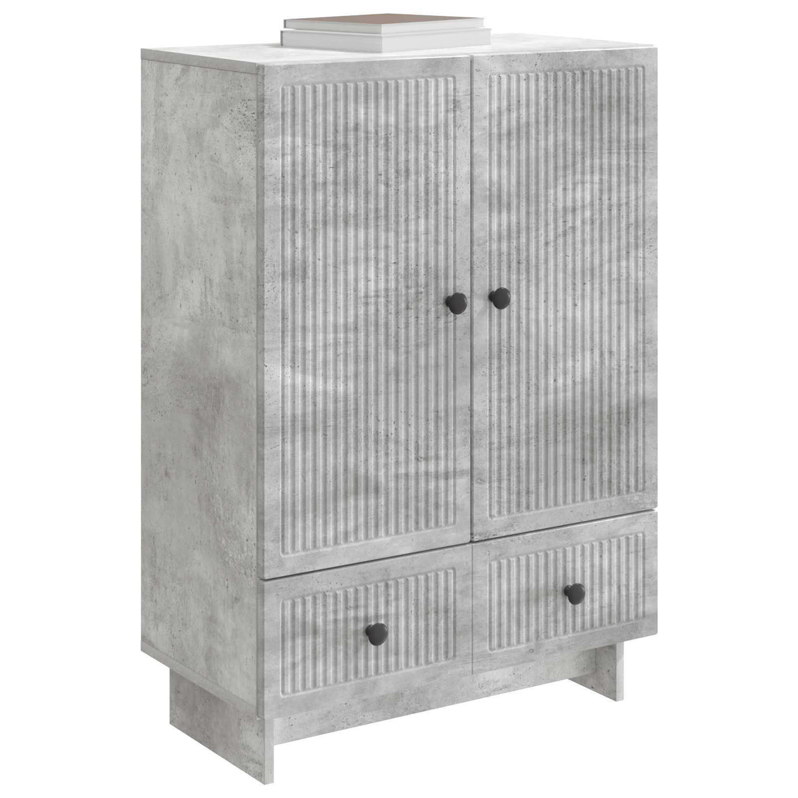 Πλαϊνό γραφείο Σκυρόχρωμο Γκρι 66 x 34,5 x 95 εκ. - Pakobazaar