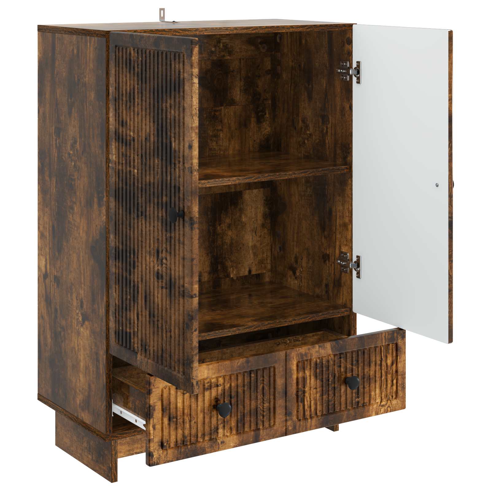 Πλαϊνό γραφείο Καπνιστή Δρυς 66 x 34,5 x 95 εκ. - Pakobazaar