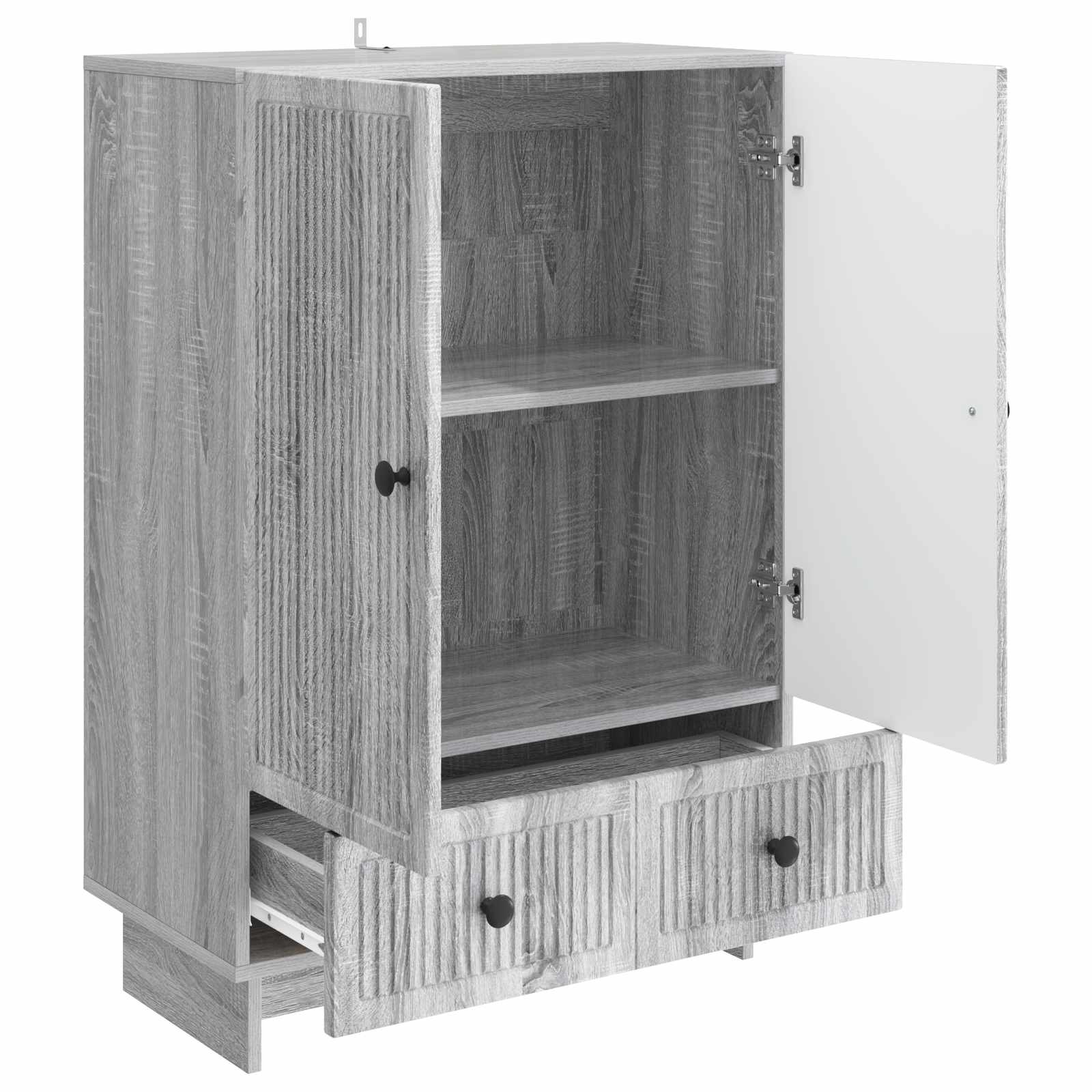 Πλαϊνό γραφείο Γκρι Σονομά 66 x 34,5 x 95 εκ. - Pakobazaar