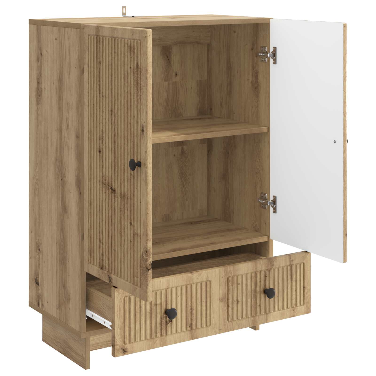Πλαϊνό γραφείο Τεχνίτικη Δρυς 66 x 34,5 x 95 εκ. - Pakobazaar