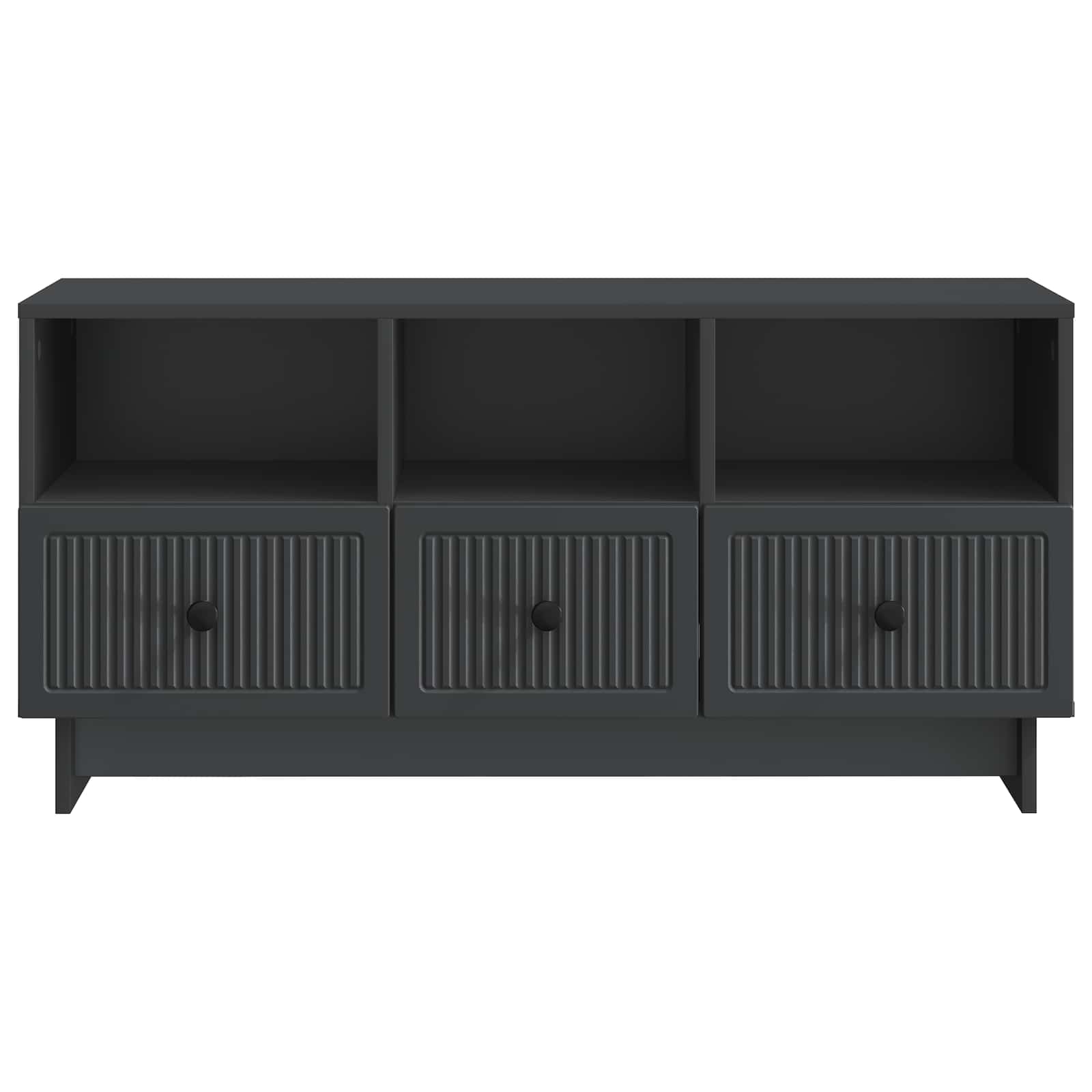 Ντουλάπι TV Μαύρο 102 x 34,5 x 50 εκ. Επεξεργασμένο Ξύλο - Pakobazaar