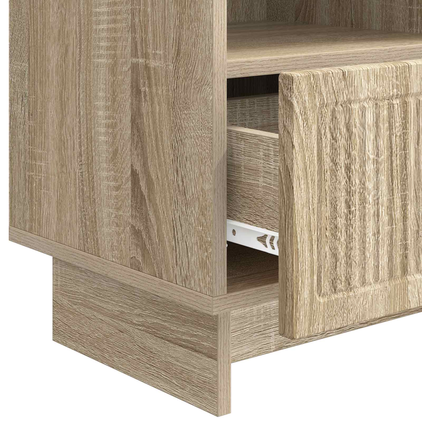 Ντουλάπι TV Sonoma Δρυς 102 x 34,5 x 50 εκ. Επεξεργασμένο Ξύλο - Pakobazaar