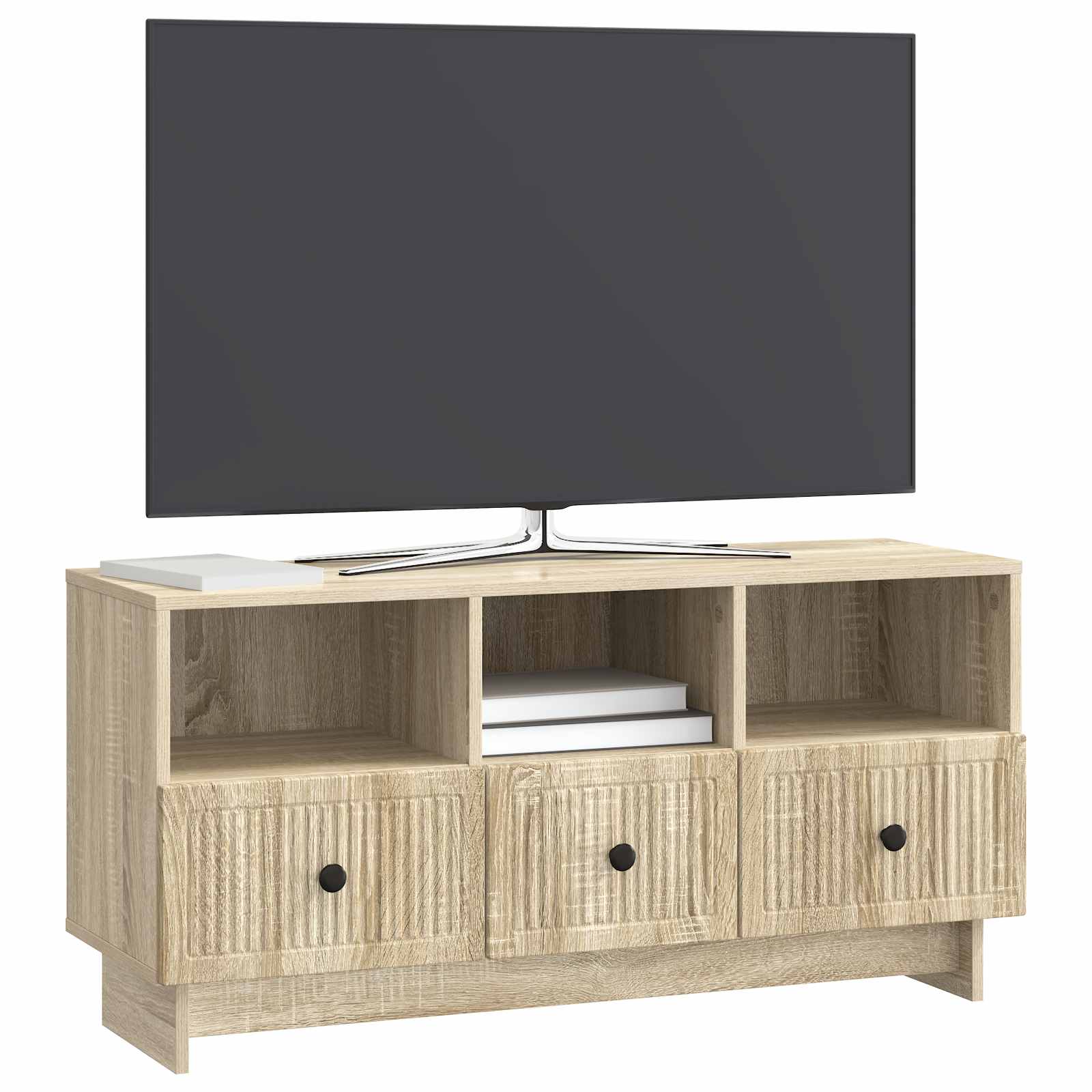 Ντουλάπι TV Sonoma Δρυς 102 x 34,5 x 50 εκ. Επεξεργασμένο Ξύλο - Pakobazaar
