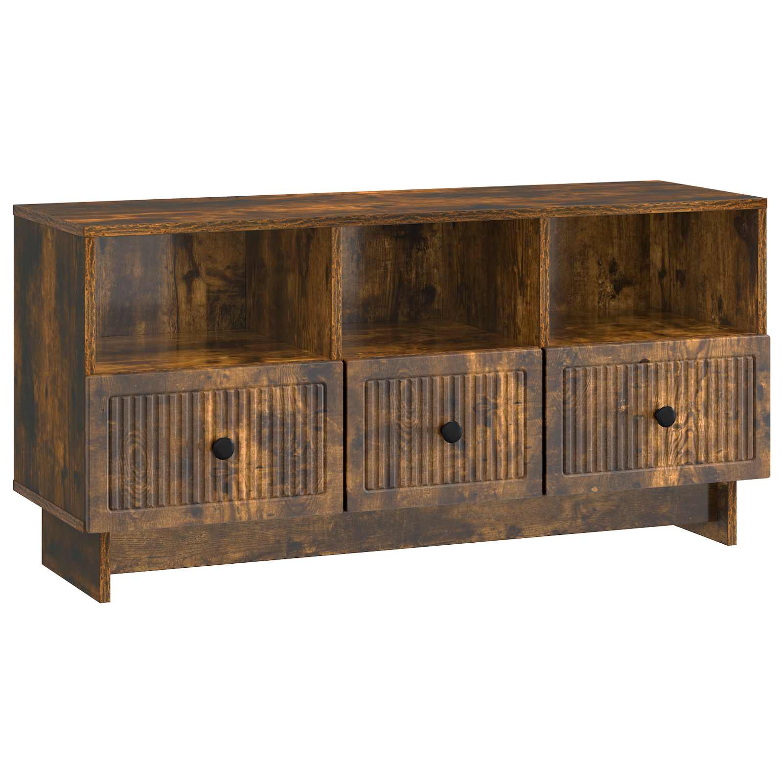 Ντουλάπι TV Καπνισμένο Ξύλο Δρυός 102 x 34,5 x 50 εκ. - Pakobazaar