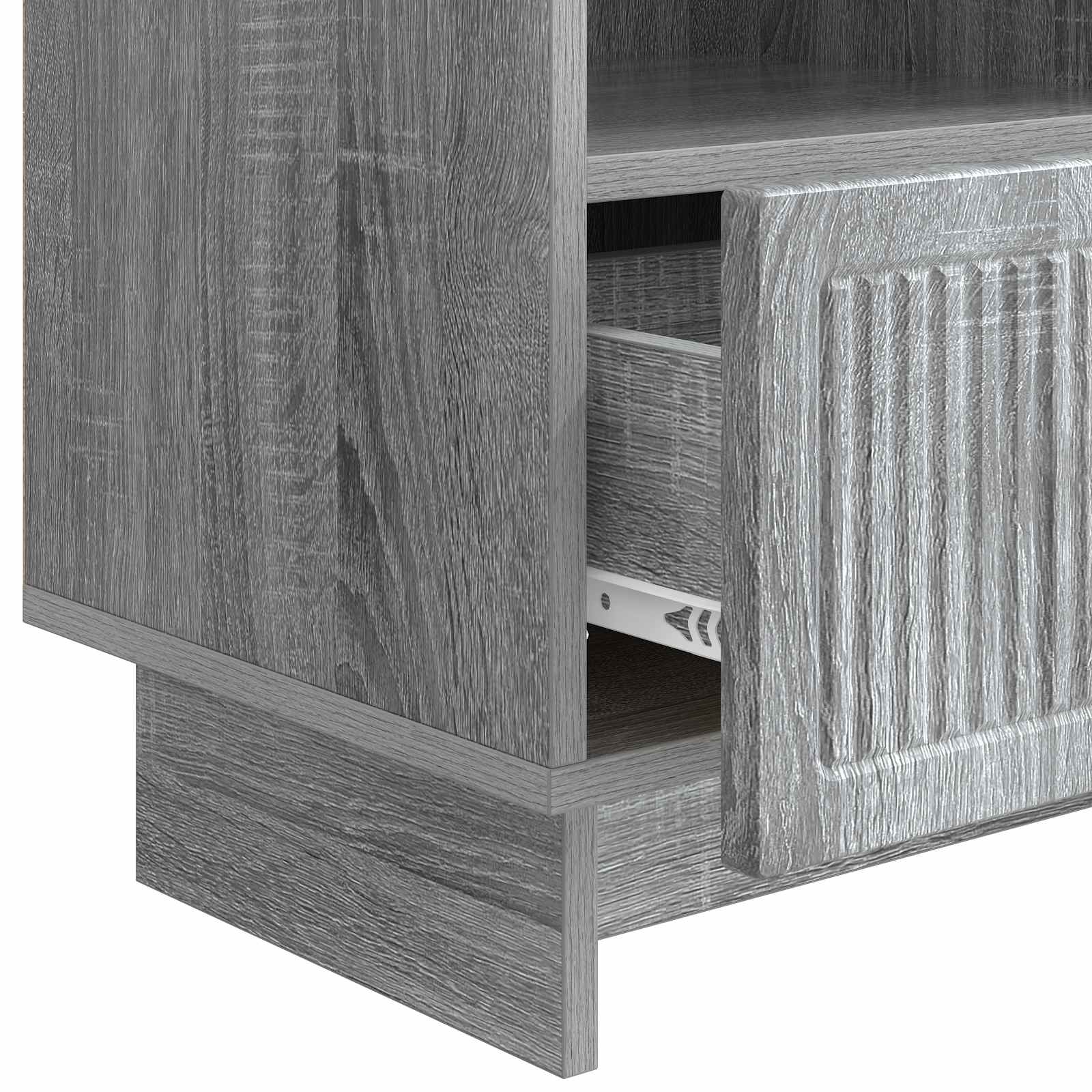 Ντουλάπι TV Γκρι Sonoma 102 x 34,5 x 50 εκ. Επεξεργασμένο Ξύλο - Pakobazaar